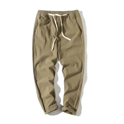 Hypest Fit Army Green / S BROOKLYN Linen Joggers