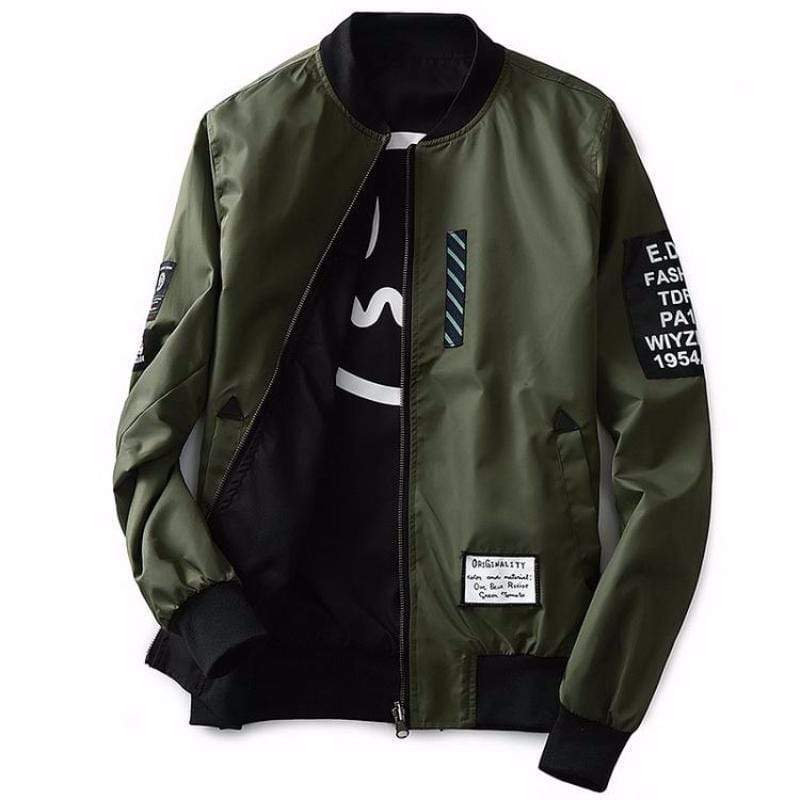 Hypest Fit outerwear Green / S LORENTZ Ribbed Reversible Bomber (4 colors)