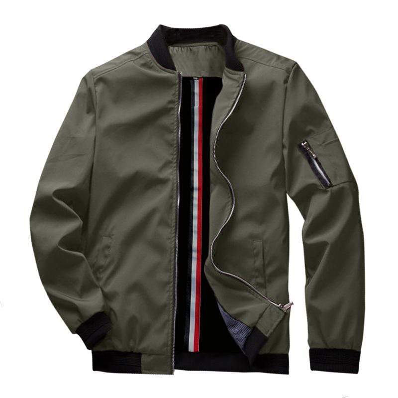Hypest Fit outerwear MIST Casual Bomber Jacket (Green)