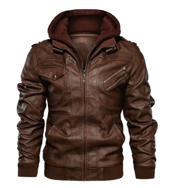 Hypest Fit Brown / S GRAYSON LEATHER JACKET
