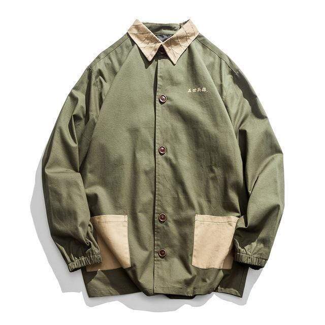 Hypest Fit Khaki Green / US S/Asian L Ancient Samurai Jacket (3 colors)