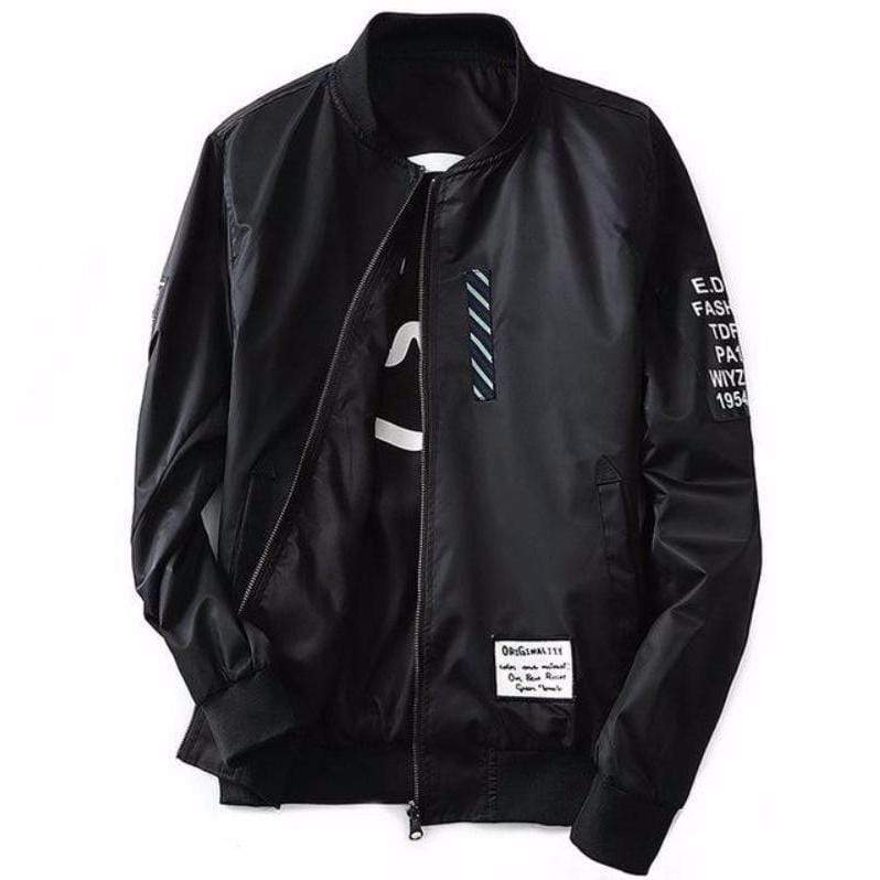 Hypest Fit outerwear Black / S LORENTZ Ribbed Reversible Bomber (4 colors)
