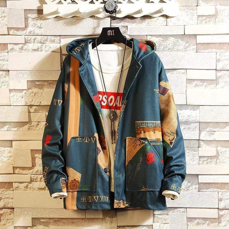 Hypest Fit outerwear Blue / M INS Hooded Bomber Jacket