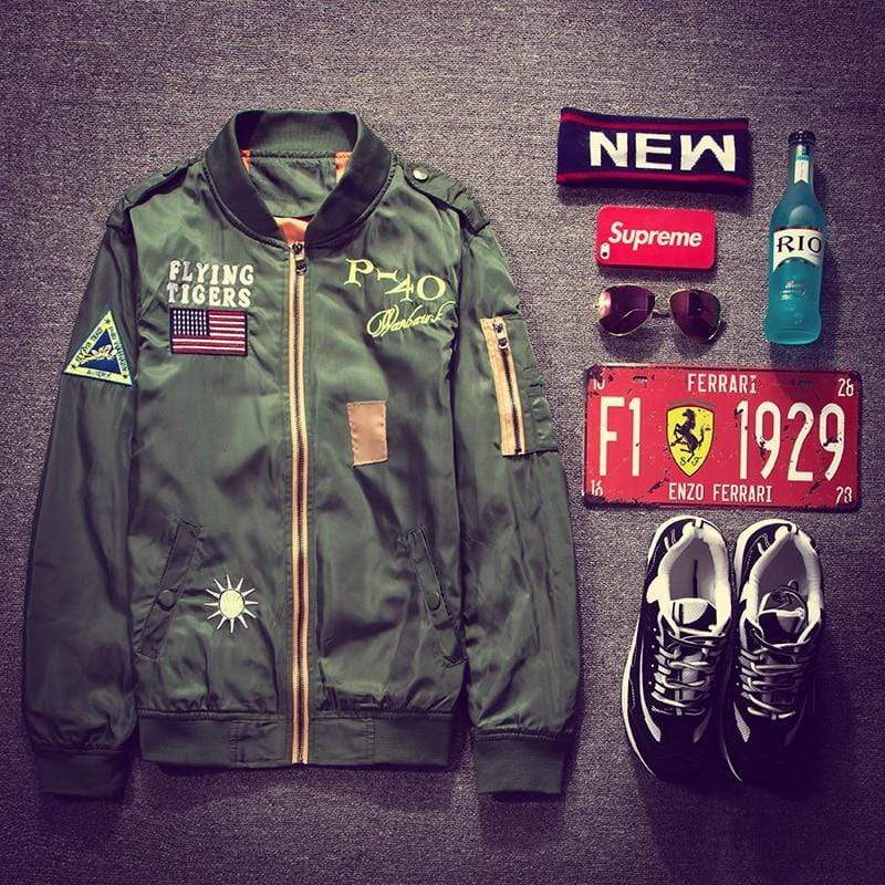 Hypest Fit outerwear FLYING TIGERS Bomber Jacket