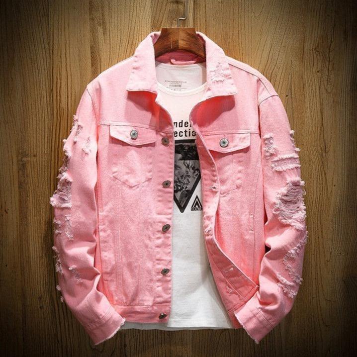 Hypest Fit outerwear Pink / M RIPTIDE Denim Jacket