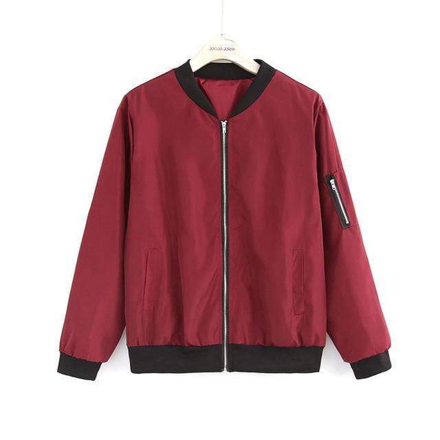 Hypest Fit outerwear Red / L Women MIST Bomber Jacket