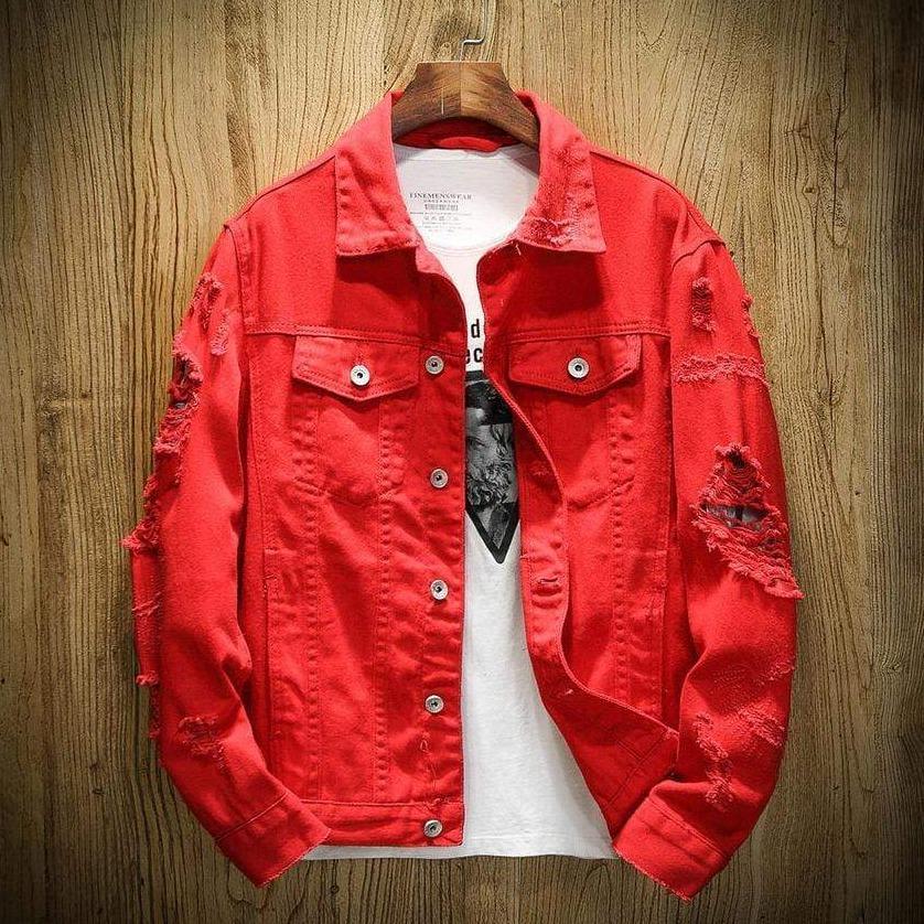 Hypest Fit outerwear Red / M RIPTIDE Denim Jacket