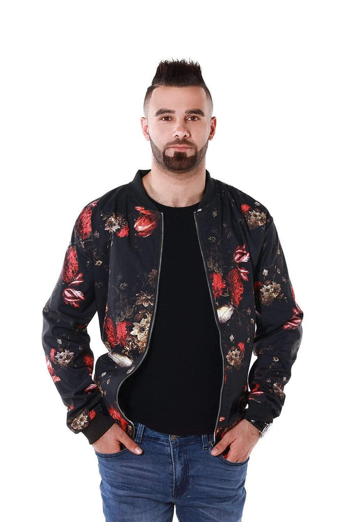 Hypest Fit outerwear Silent Forest Floral Bomber Jacket
