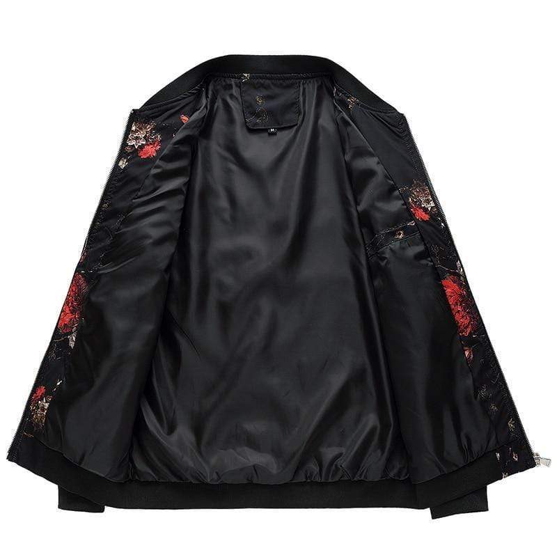 Hypest Fit outerwear Silent Forest Floral Bomber Jacket
